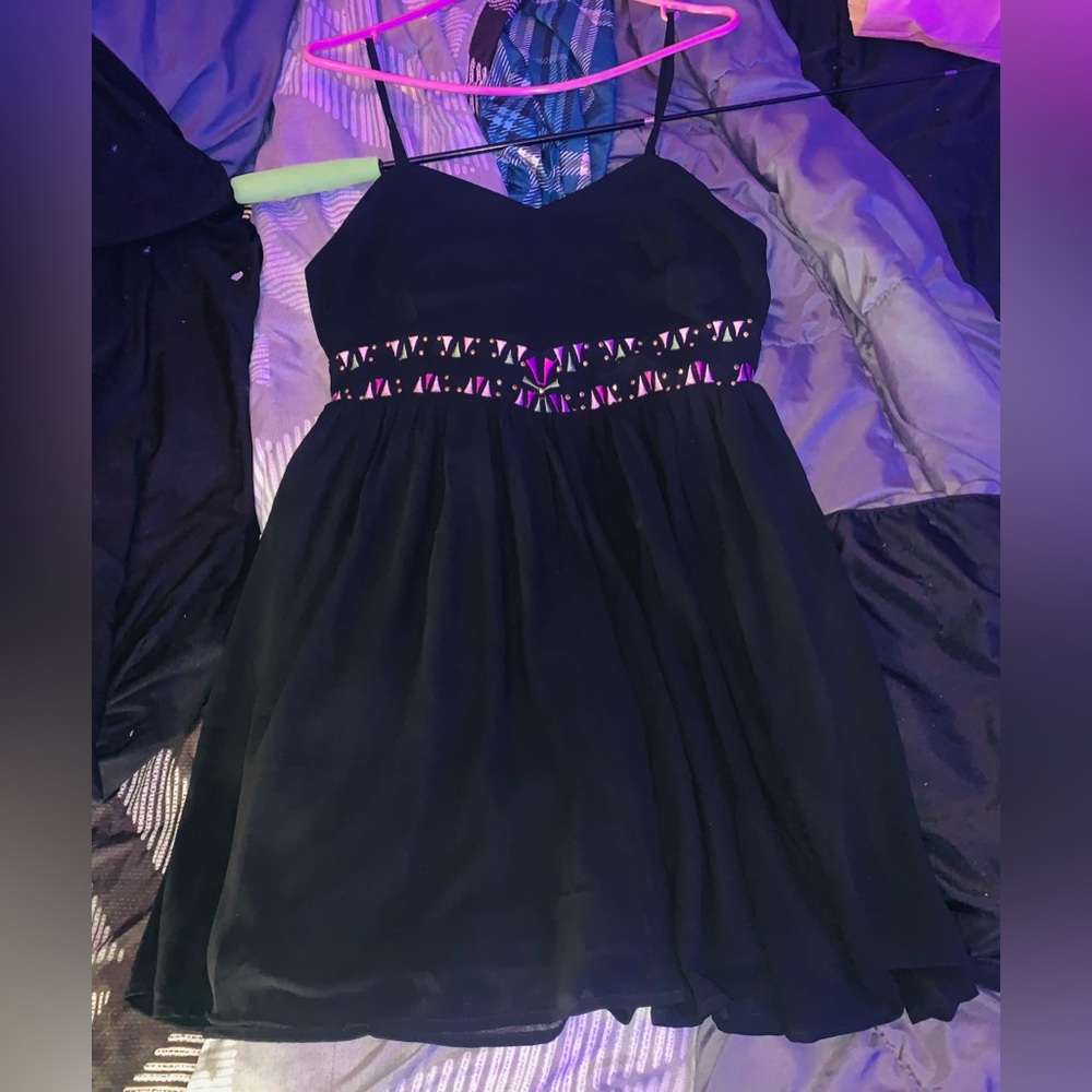 Elegant Black Mini Dress